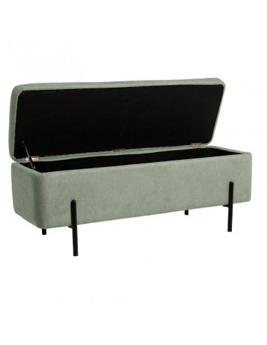 Banqueta con almacenaje VIENA 120 x 41, tela...