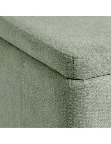 Banqueta con almacenaje VIENA 120 x 41, tela...