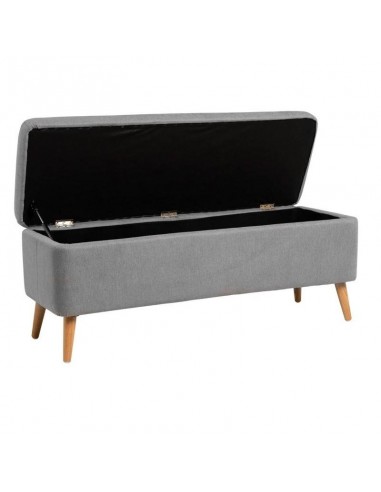 Banqueta con almacenaje ZURICH 120 x 42, tela...