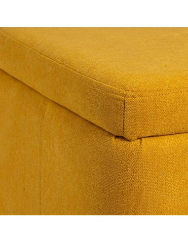 Banqueta con almacenaje ZURICH 120 x 42, tela...