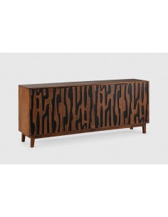 APARADOR étnico KANTU 190 x 40, MADERA MANGO.