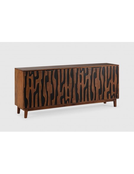 APARADOR étnico KANTU 190 x 40, MADEIRA MANGO.