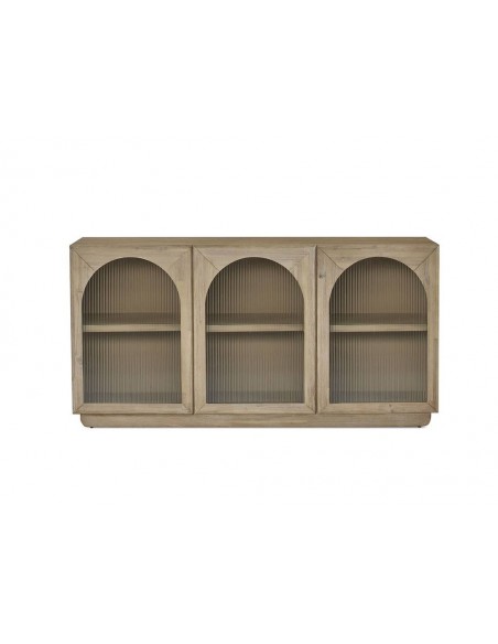 Aparador 3 puertas CATANIA 160 x 45, madera natural.