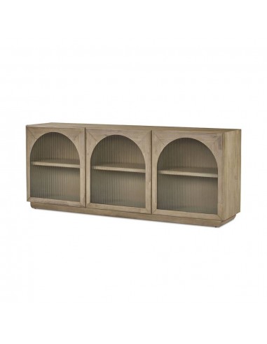 Aparador CATANIA 200 x 45, madera natural 3 puertas.