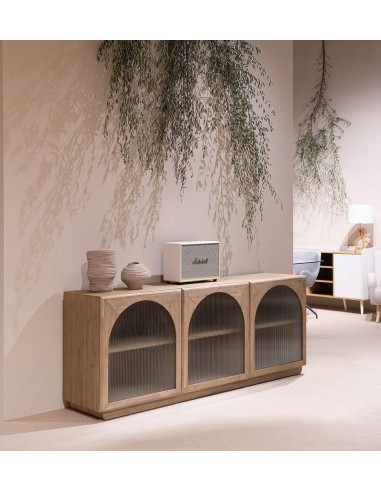 Aparador CATANIA 200 x 45, madera natural 3...