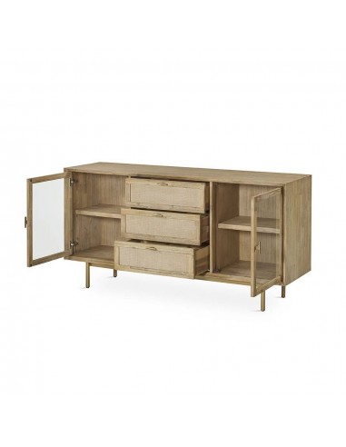 Aparador ANDES 160 x 45, madera natural y metal...