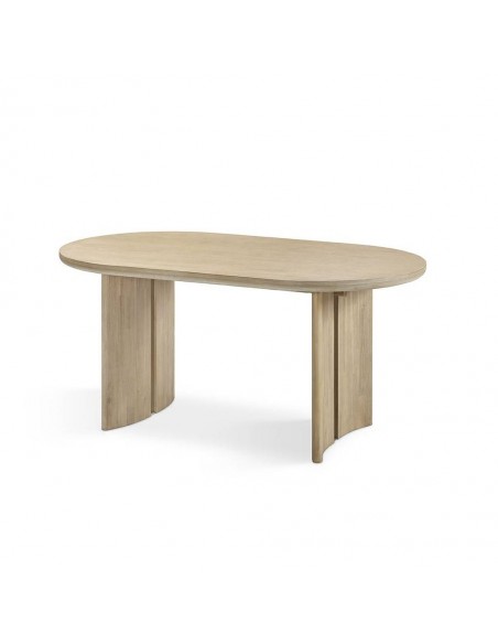 Mesa de jantar CATANIA 200 x 90 em madeira natural.