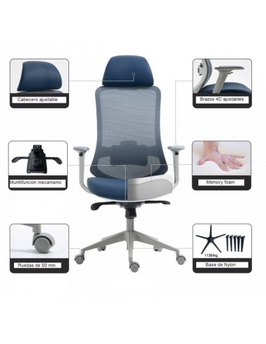 Sillón de oficina Confort S-Plus, ergonómico,...