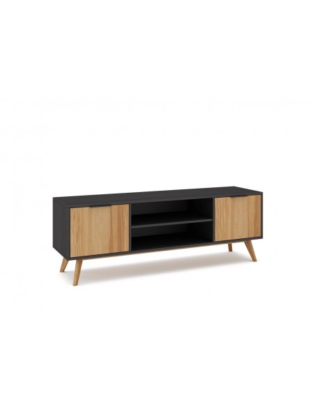 MUEBLE DE TV LAVIS 140 x 40, PINHO e BOCAMINA CERA.