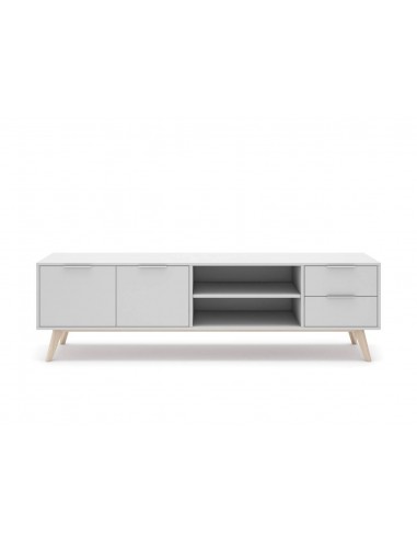 MUEBLE TV CAMPUS 180 x 40, BLANCO y pino CERA...