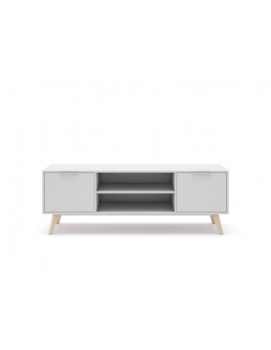 MUEBLE TV CAMPUS 140 x 40, BLANCO y pino CERA...