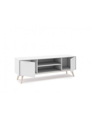 MUEBLE TV CAMPUS 140 x 40, BLANCO y pino CERA...