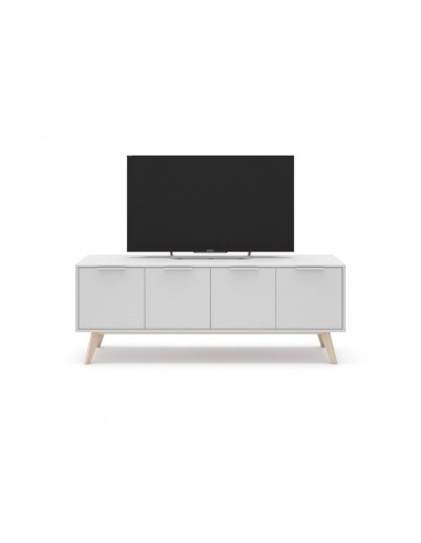 MÓVEL TV CAMPUS COM 4 PORTAS 140 x 40, BRANCO e...