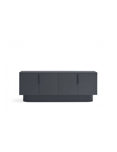 APARADOR Teulat TOTEM 200x50, MDF lacado cor cinza antracite.