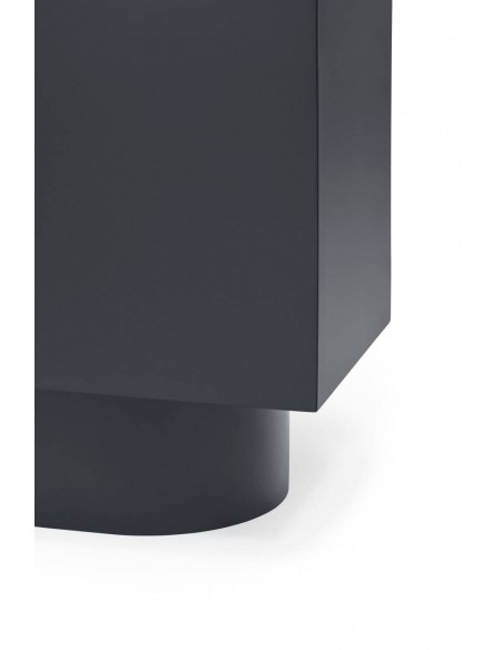 APARADOR Teulat TOTEM 200x50, MDF lacado cor cinza antracite.