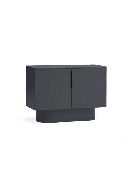 Teulat COMODA TOTEM 100 x 45, MDF lacado cor cinza antracite.