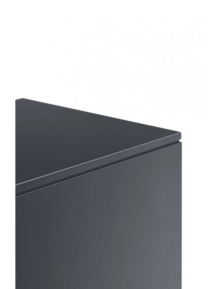 Teulat COMODA TOTEM 100 x 45, MDF lacado gris antracita.