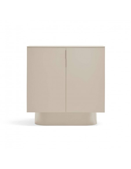 MÓVEL AUXILIAR TEULAT TOTEM 110x45, MDF lacado COR AREIA.