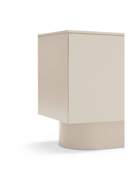 TEULAT MUEBLE AUXILIAR TOTEM 110x45, MDF lacado ARENA.