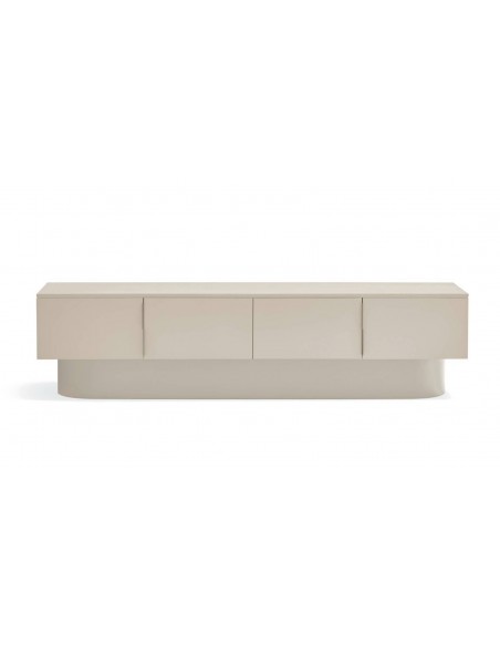 Teulat Mueble de TV TOTEM 200x45. MDF lacado color arena.