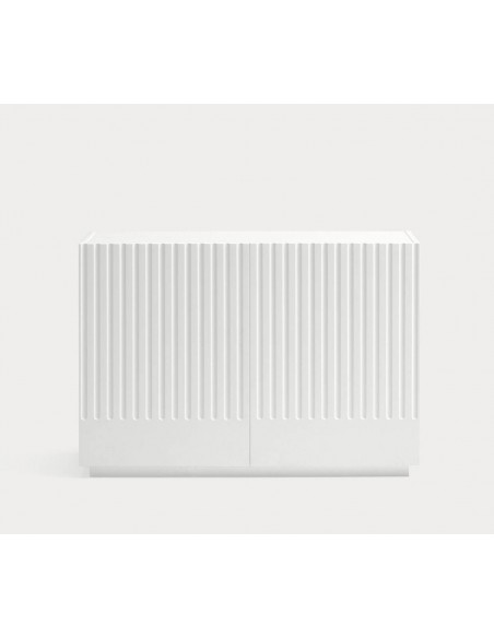 Teulat COMODA DORIC 100 x 48, interior em MDF lacado branco creme.