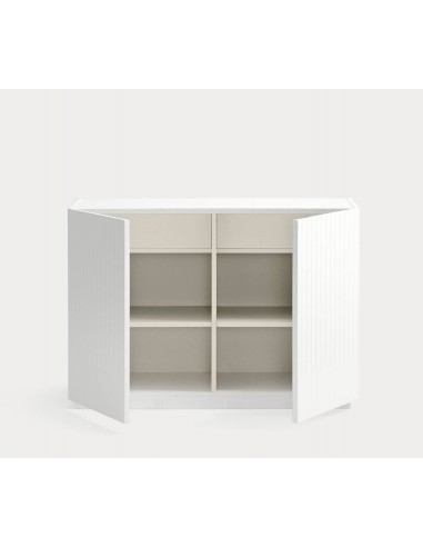 Teulat COMODA DORIC 100 x 48. MDF lacado blanco...