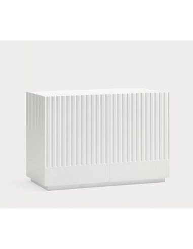 Teulat COMODA DORIC 100 x 48, interior em MDF lacado branco creme.