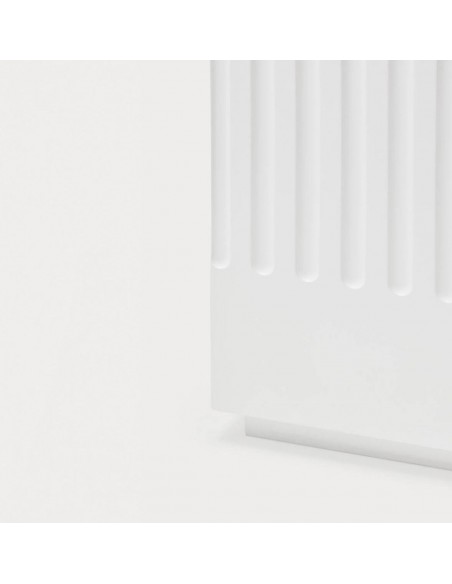 Teulat COMODA DORIC 100 x 48, interior em MDF lacado branco creme.