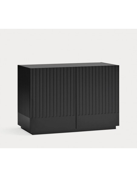 Teulat COMODA DORIC 100 x 48. MDF lacado preto interior em antracite.