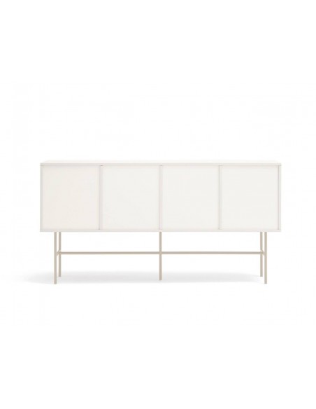 Aparador Teulat NUBE 180 x 45, MDF lacado cor creme e areia.