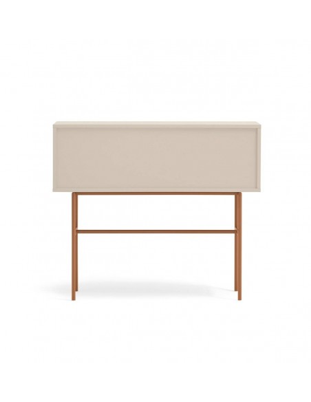 Consola de corredor minimalista Teulat NUBE 110x 35, MDF lacado areia e argila.