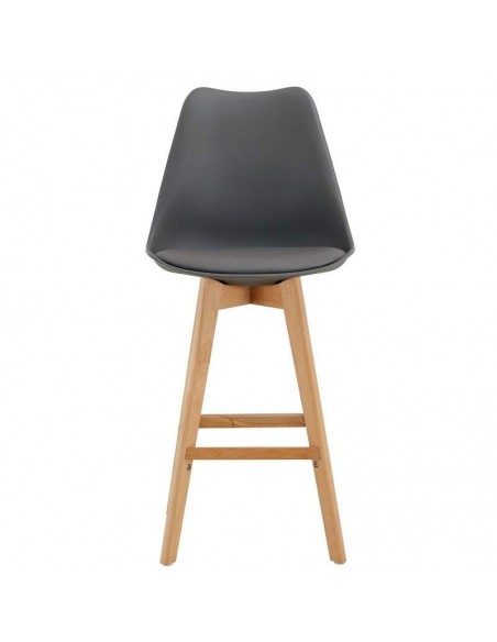 Tamborete de cozinha escandinava 72, tenha, plástico