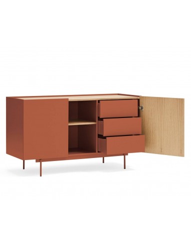 Teulat aparador OTTO 130 x 45. MDF teja y...