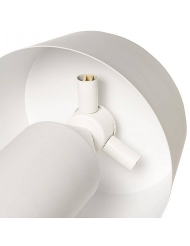 Candeeiro de mesa em metal branco fosco ILLAR.