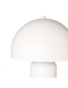 Candeeiro de mesa COGUMELO 25 em metal branco fosco. 2