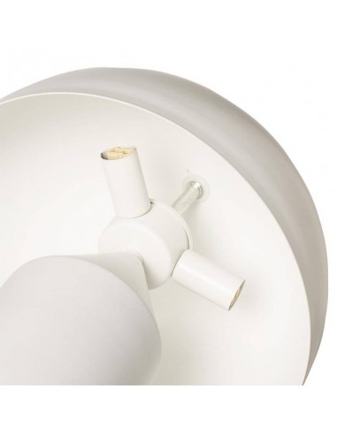 Lámpara de sobremesa PRUNA 25 metal blanco mate.