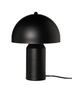 Candeeiro de mesa COGUMELO 25 em metal preto fosco.