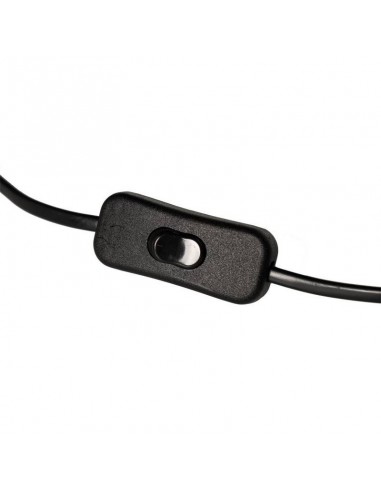 Candeeiro de mesa COGUMELO 25 em metal preto...