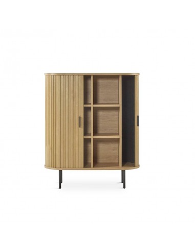 Aparador cubo URSE 100 x 40, madeira natural e...