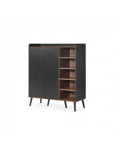 Aparador cubo DOVER 110 x 45, melamina nogueira...