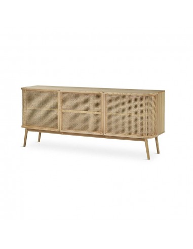 Aparador LEXUS 175 x 46, ratan y madera natural.