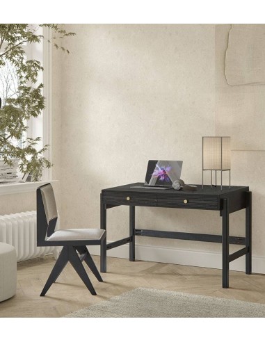 Secretária design BLACK 128 x 60, madeira...