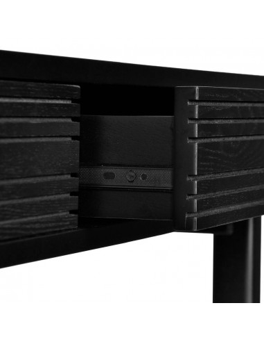 Escritorio de diseño BLACK 128 x 60, madera...