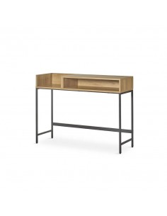 Consola recibidor OMGA 120x40, madera natural y metal