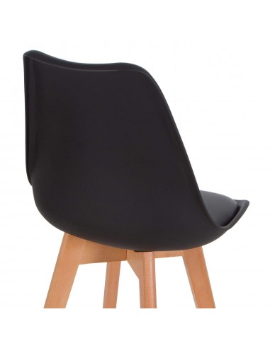 Tamborete de cozinha escandinava Tulip, tenha, plástico