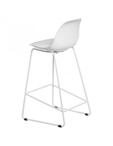 Taburete alto JAKE 65, asiento en plástico con...