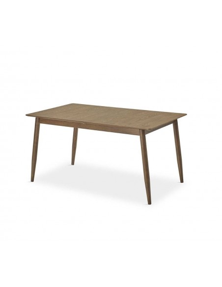 Mesa extensible de comedor KIMKA 150/190 x 90 nogal.