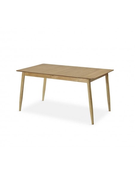 Mesa extensible de comedor KIMKA 150/190 x 90, madera natural.