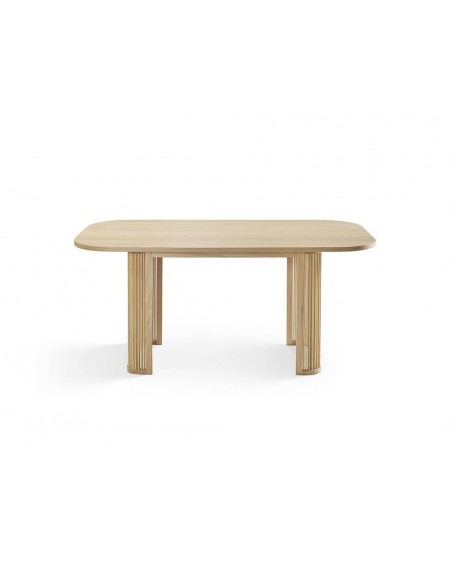 Mesa de comedor YOLP 180 x 90, chapada roble natural