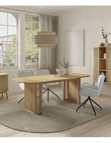 Mesa de jantar YOLP 180 x 90, folheado carvalho